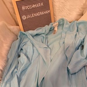 Light blue cardigan Size 1 Chico’s.